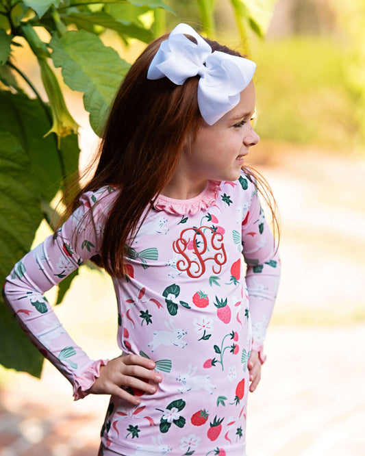 Easter Print Knit Pajamas