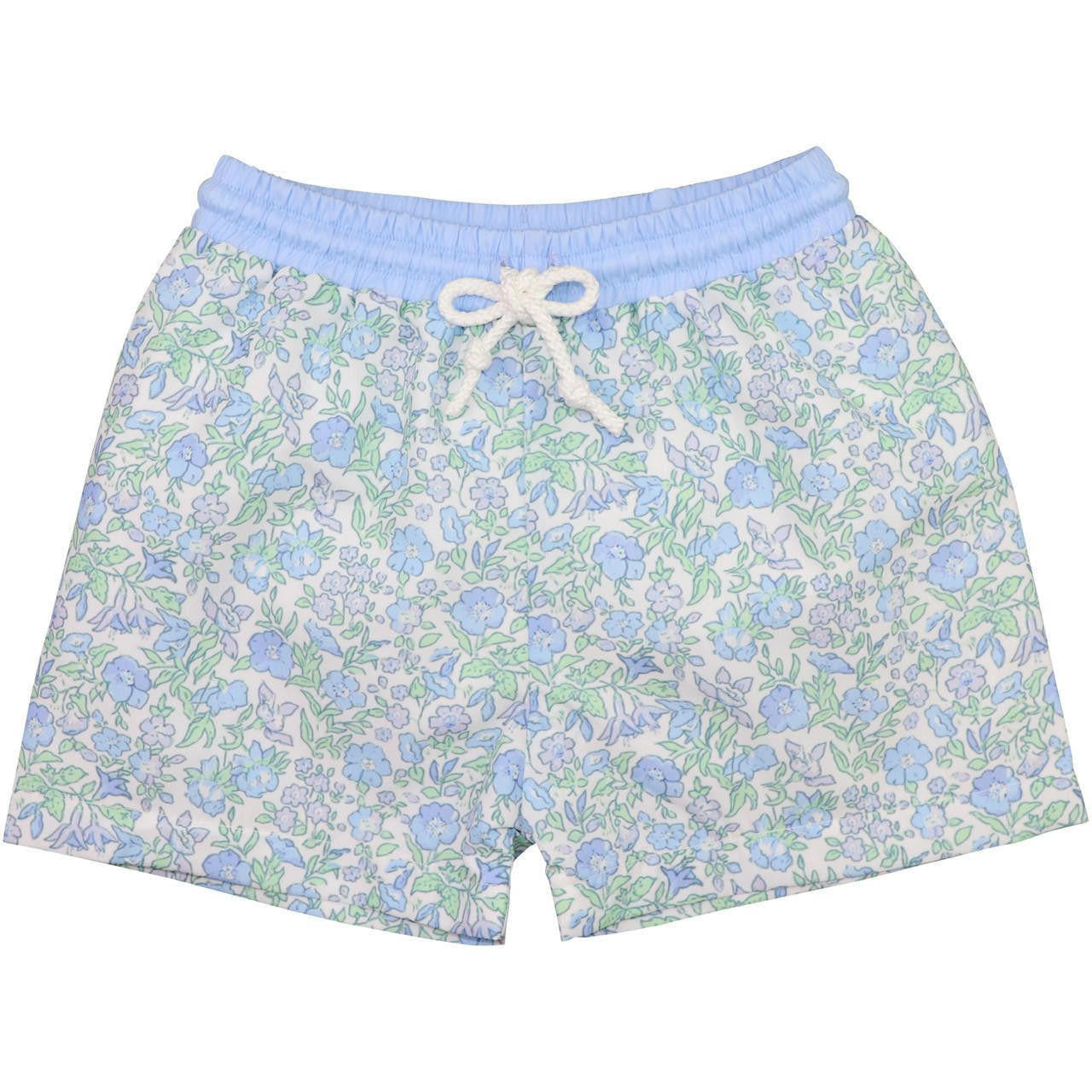 Smocked swim trunks hotsell