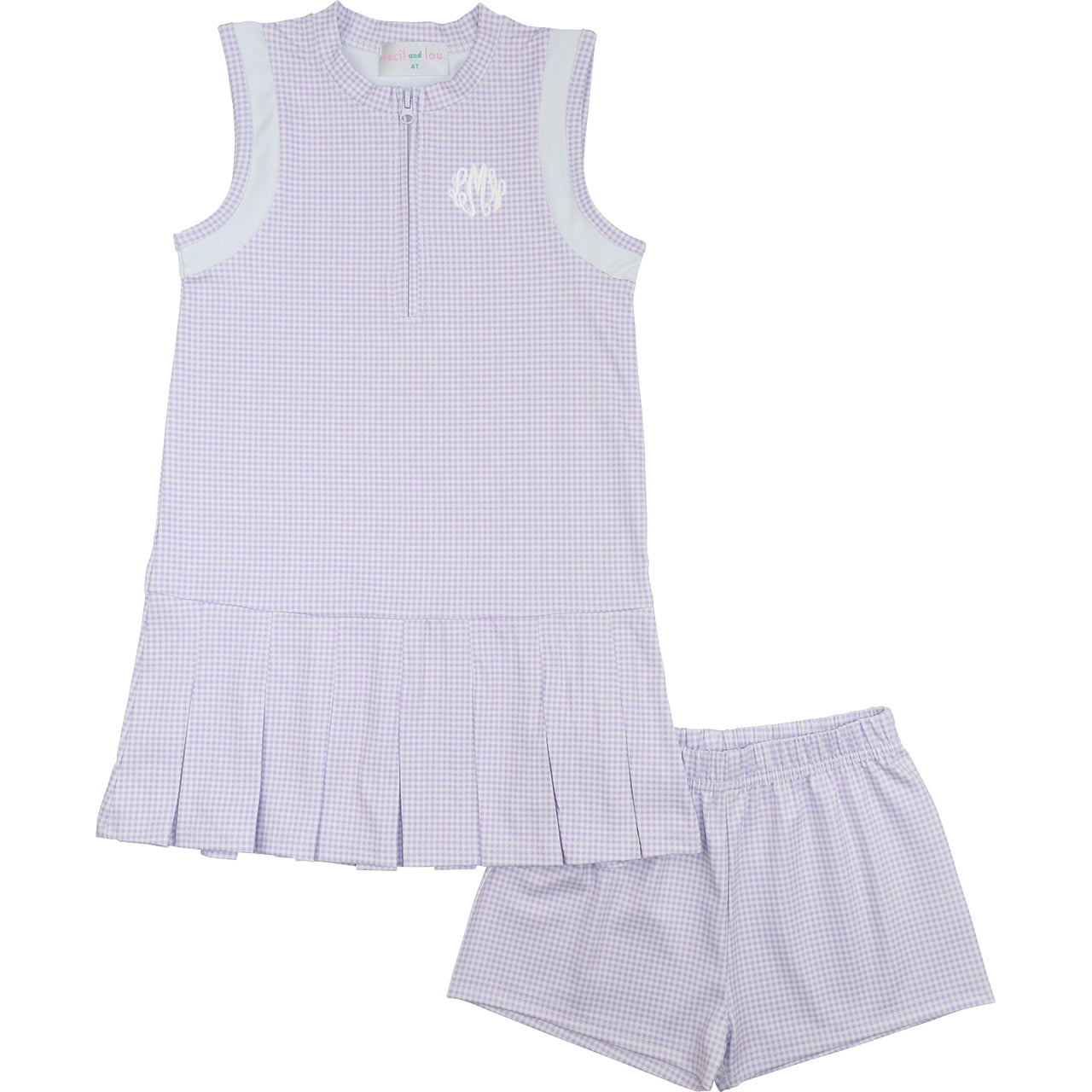lavender tennis dress with shorts1