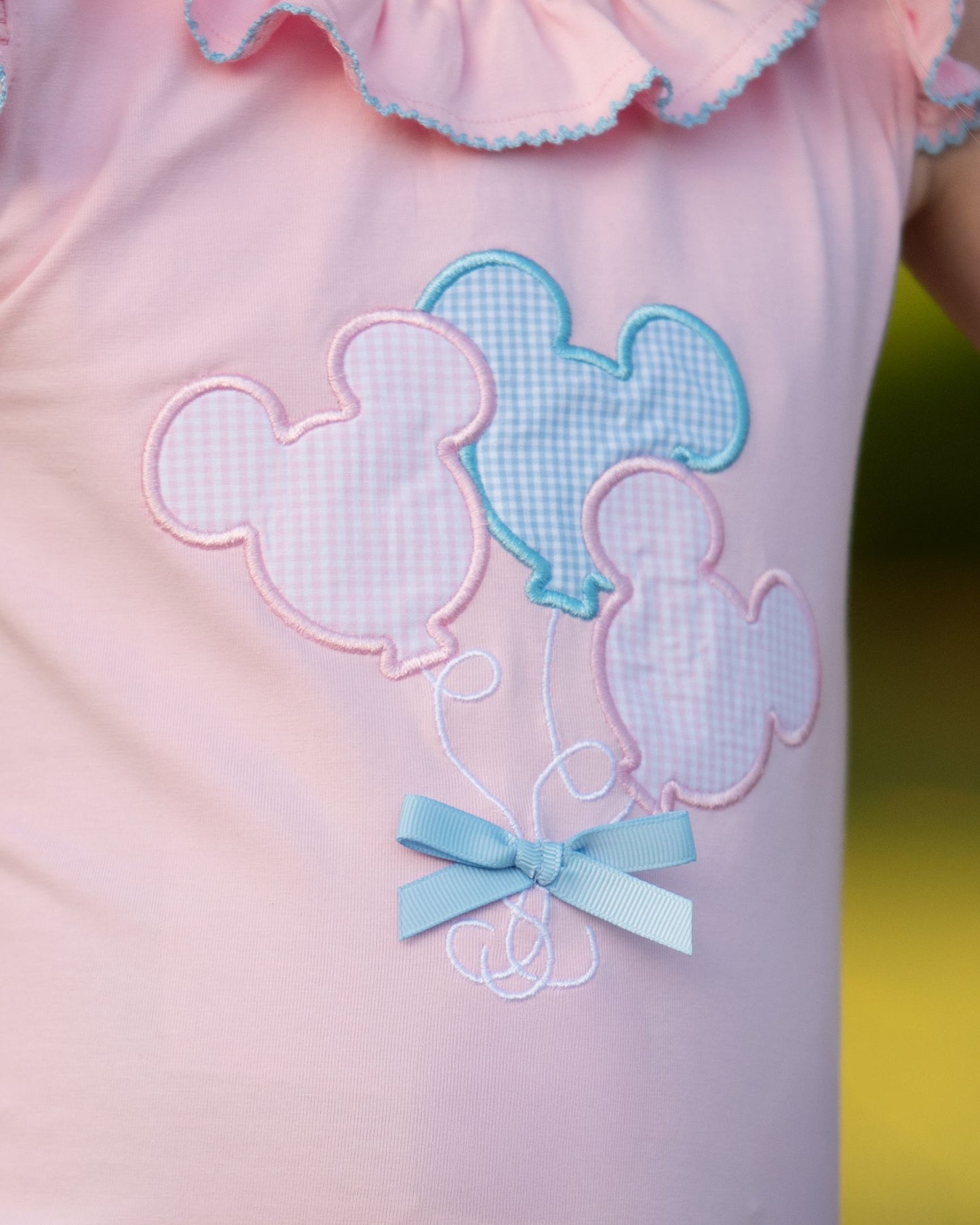 Pink Knit Mouse Ears Knit Shirt