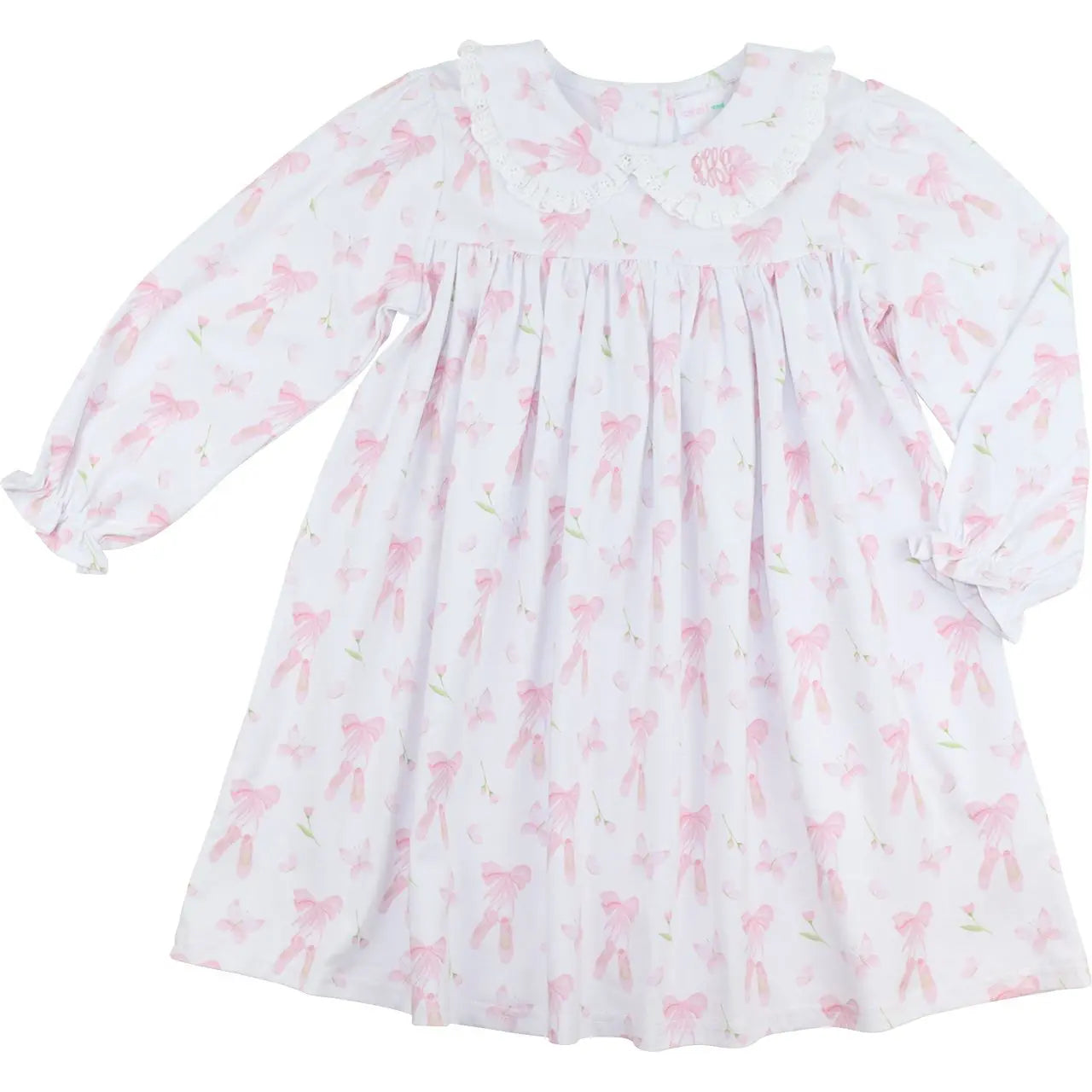 Pink Ballet and Bow Knit Dress