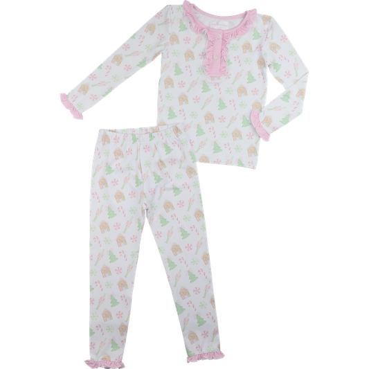 Holiday Gingerbread Knit Pajamas