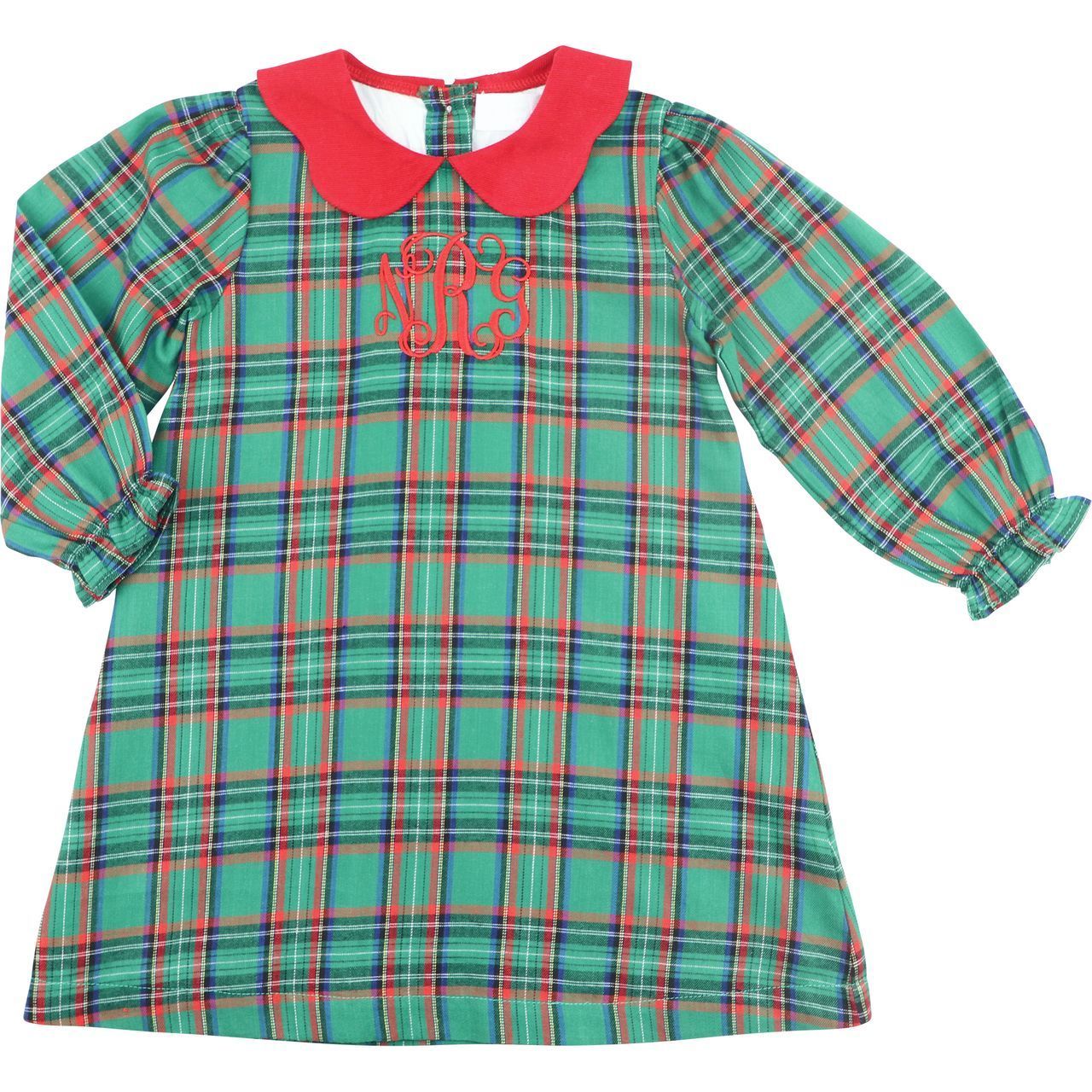 Green And Red Plaid Dress