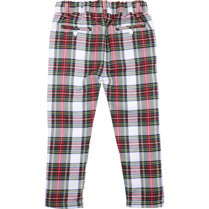 Green And Red Plaid Pants