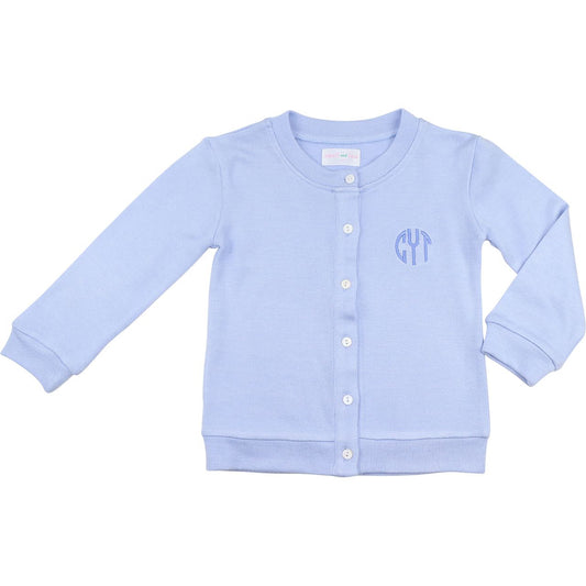 Blue Cardigan Sweater