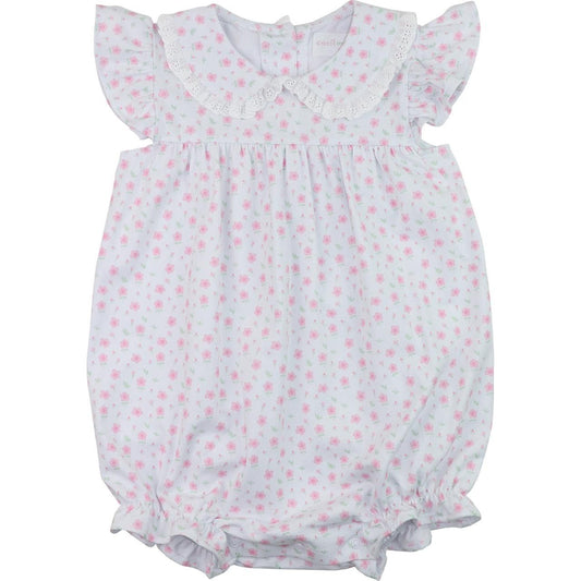 Petite Daisy Print Knit Bubble