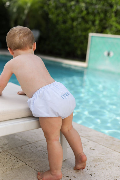 Blue Striped Swim Bloomer