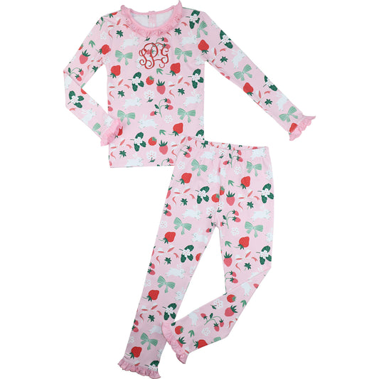 Easter Print Knit Pajamas