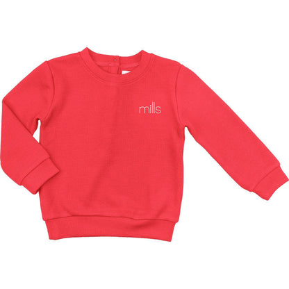 Boys Red Woven Sweater