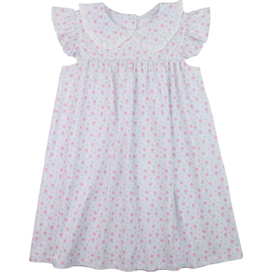Petite Daisy Print Knit Dress