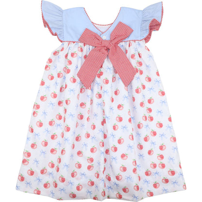 Apple And Bow Dress Back