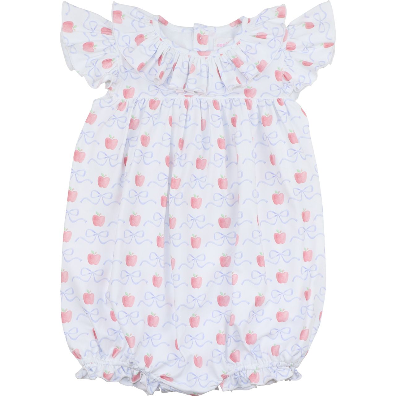 Apple And Bow Knit Bubble