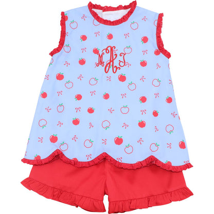 Apple Print Short Set