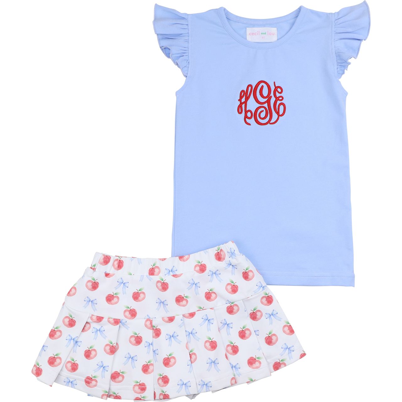 Apple Tennis Skirt Set