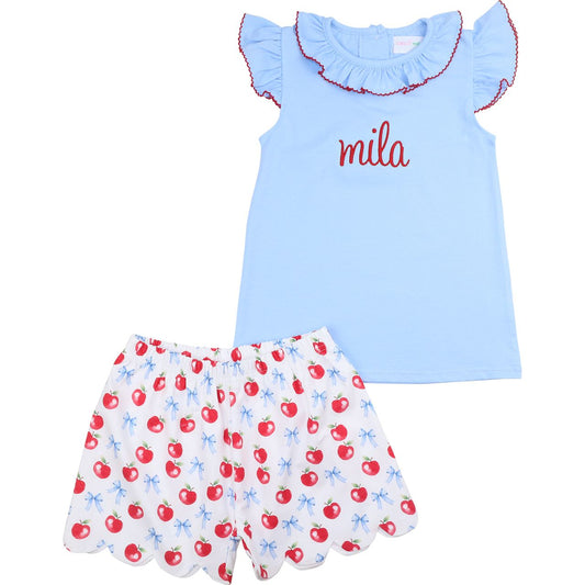 Apples And Bows Short Set