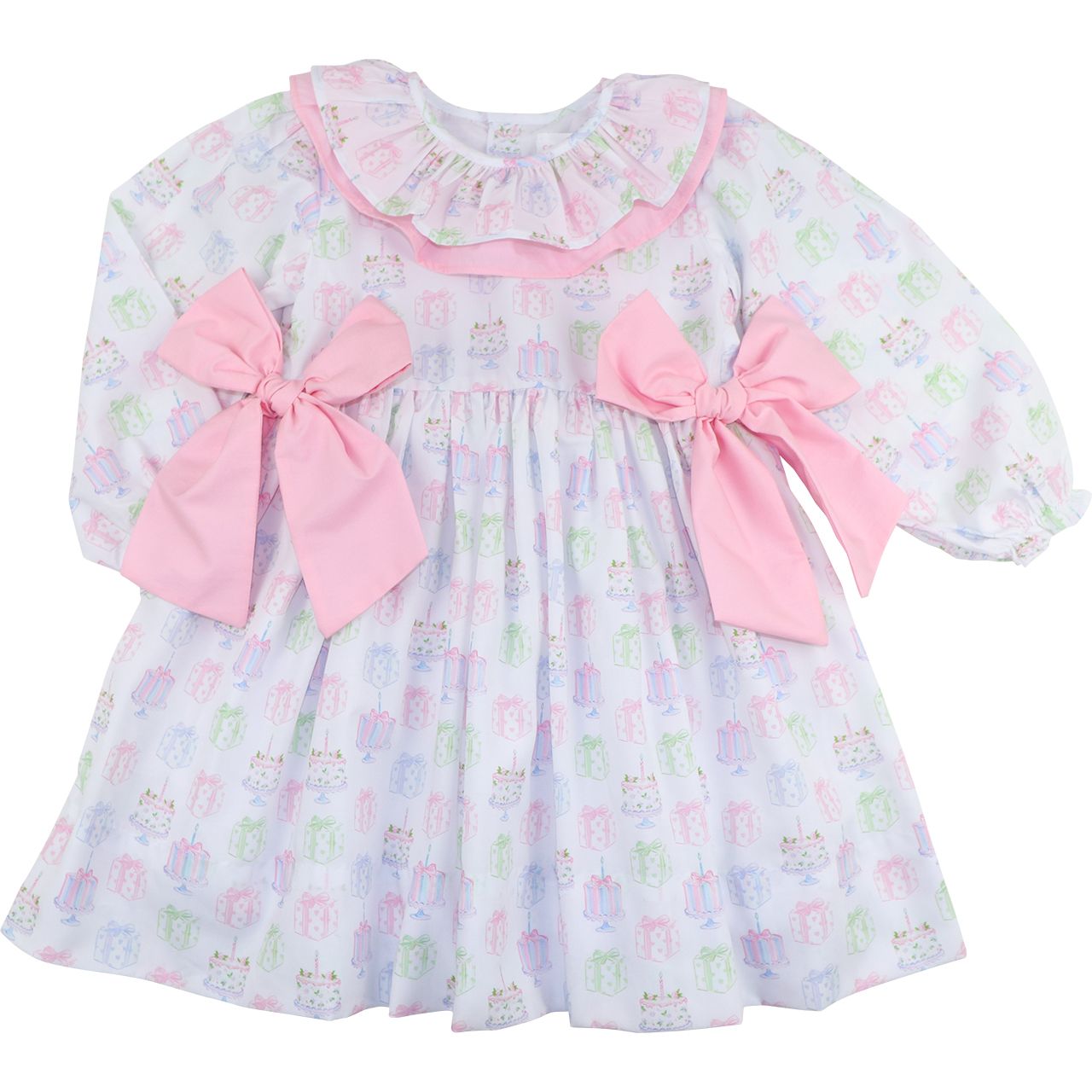 Birthday Cake Bow Dress