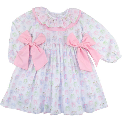 Birthday Cake Bow Dress