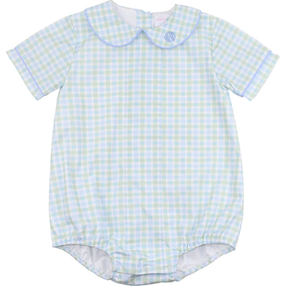 Blue And Green Check Bubble