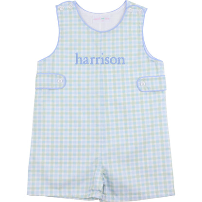 Blue And Green Check Jon Jon