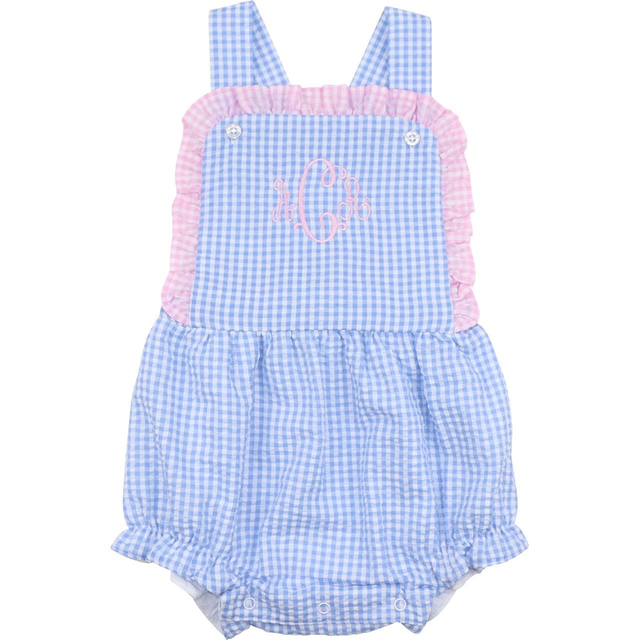 Blue And Pink Seersucker Sun Bubble