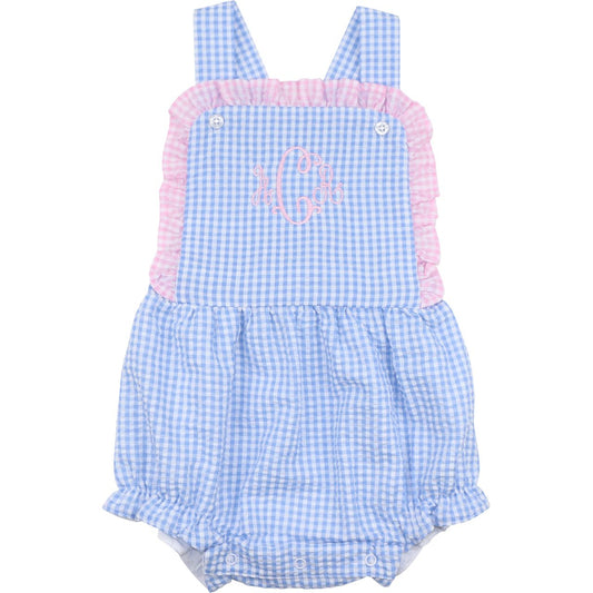 Blue And Pink Seersucker Sun Bubble