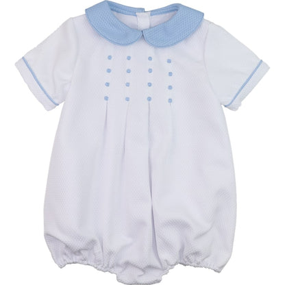Blue And White Honeycomb Bubble