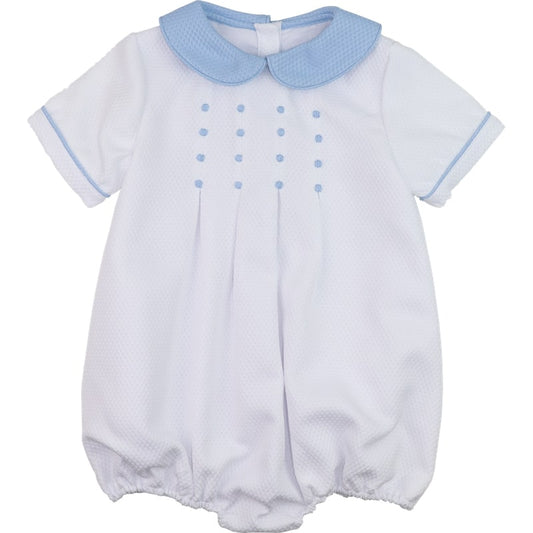 Blue And White Honeycomb Bubble