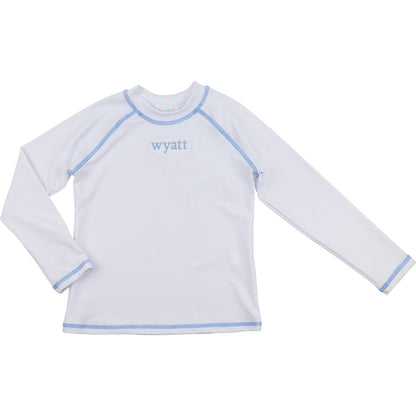 Blue And White Rashguard