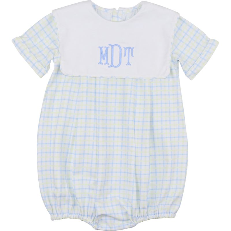 Blue And Yellow Windowpane Bubble