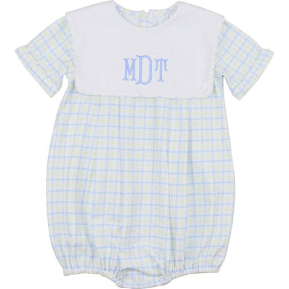 Blue And Yellow Windowpane Bubble