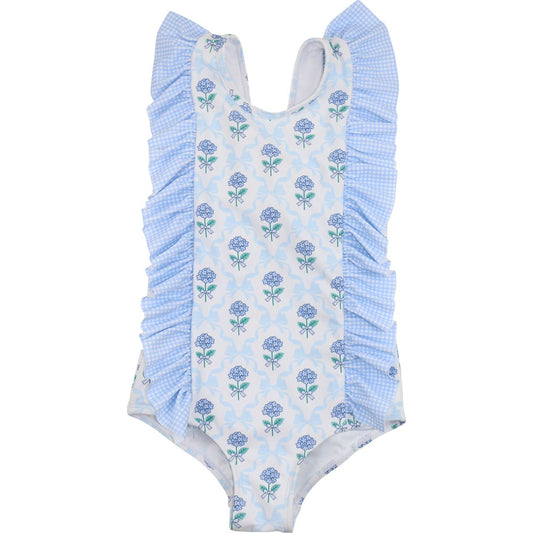 Blue Bouquet Swimsuit