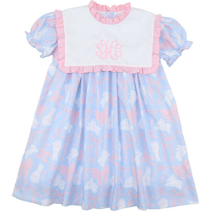 Blue Bunny And Bow Dress