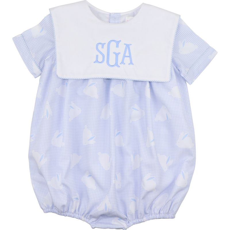 Blue Bunny Print Bubble