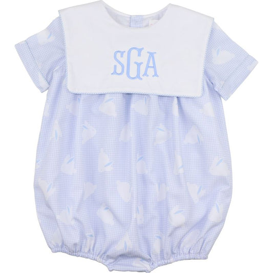 Blue Bunny Print Bubble