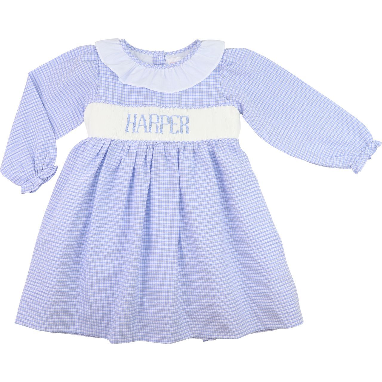 Blue Custom Smocked Dress