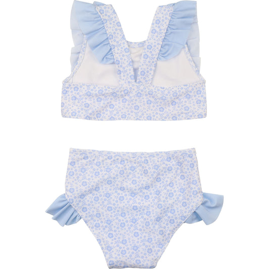 Blue Floral Bikini