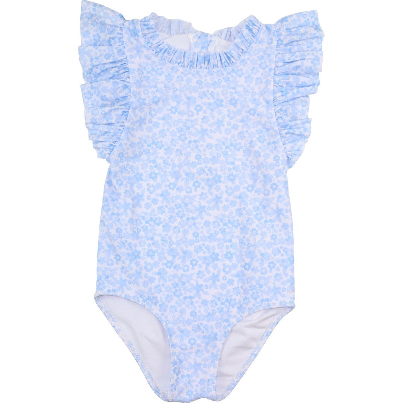 Blue Floral Swimsuit