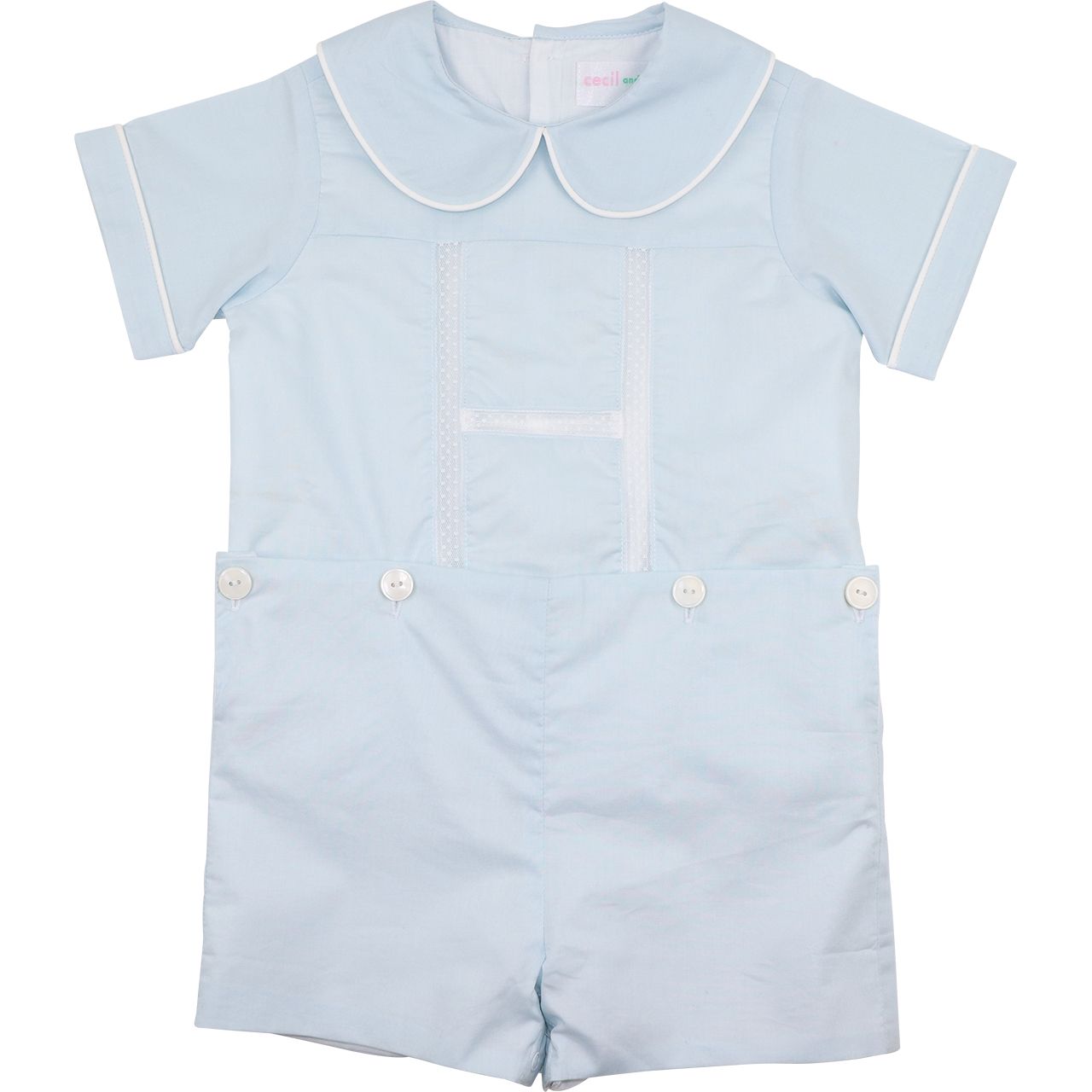 Blue Heirloom Button On