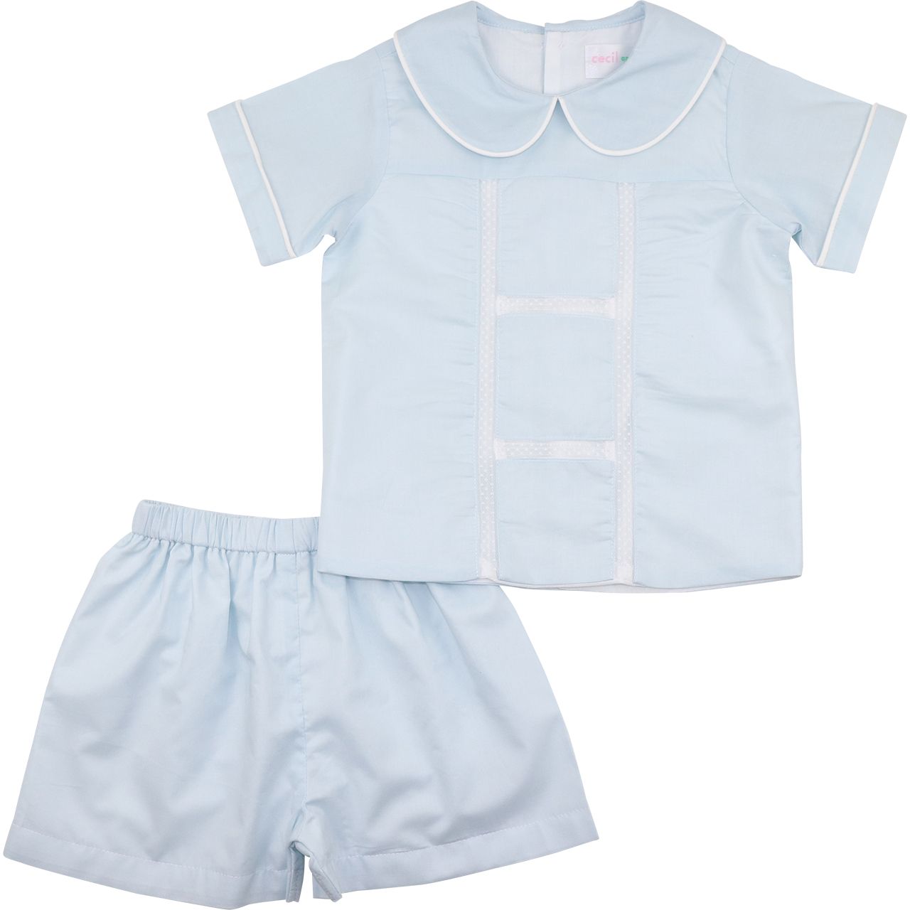 Blue Heirloom Short Set