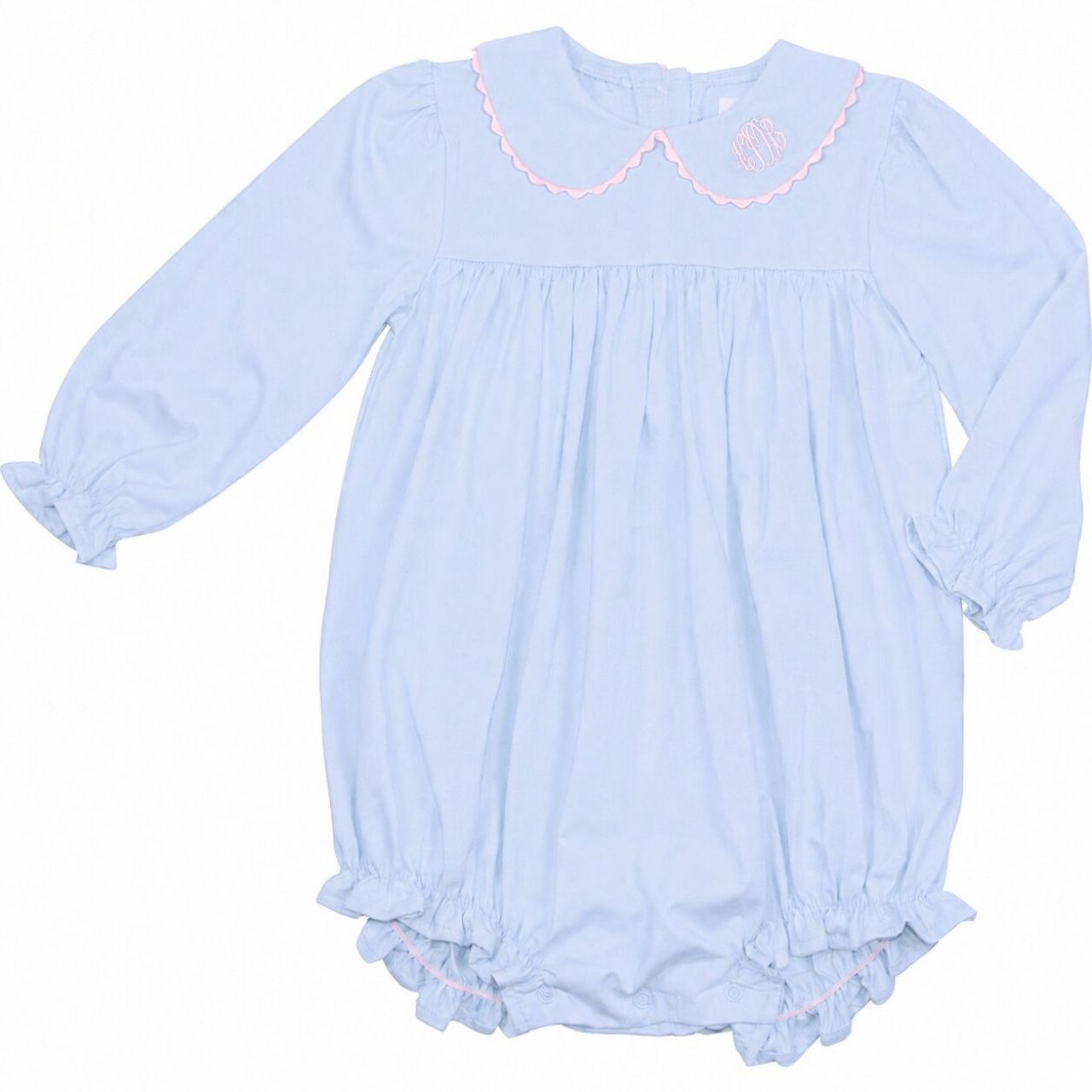 Blue Knit Ric Rac Bubble 1
