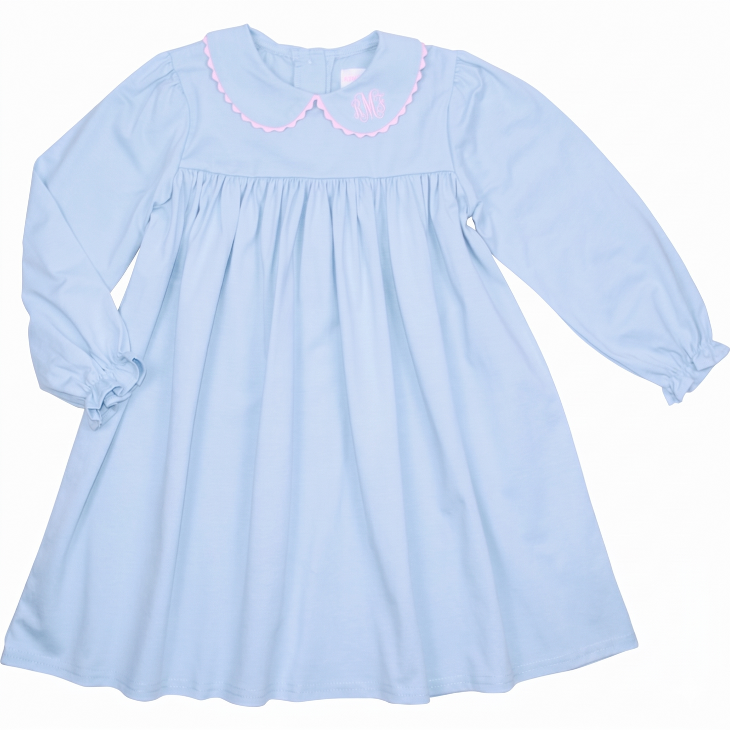 Blue Knit Ric Rac Dress4