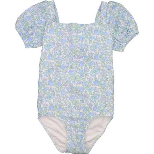 Blue Liberty Lycra Swimsuit