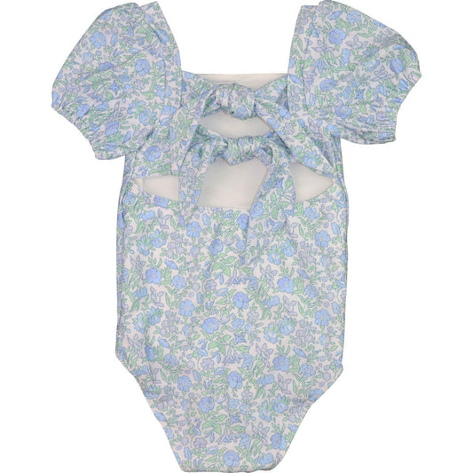 Blue Liberty Lycra Swimsuit