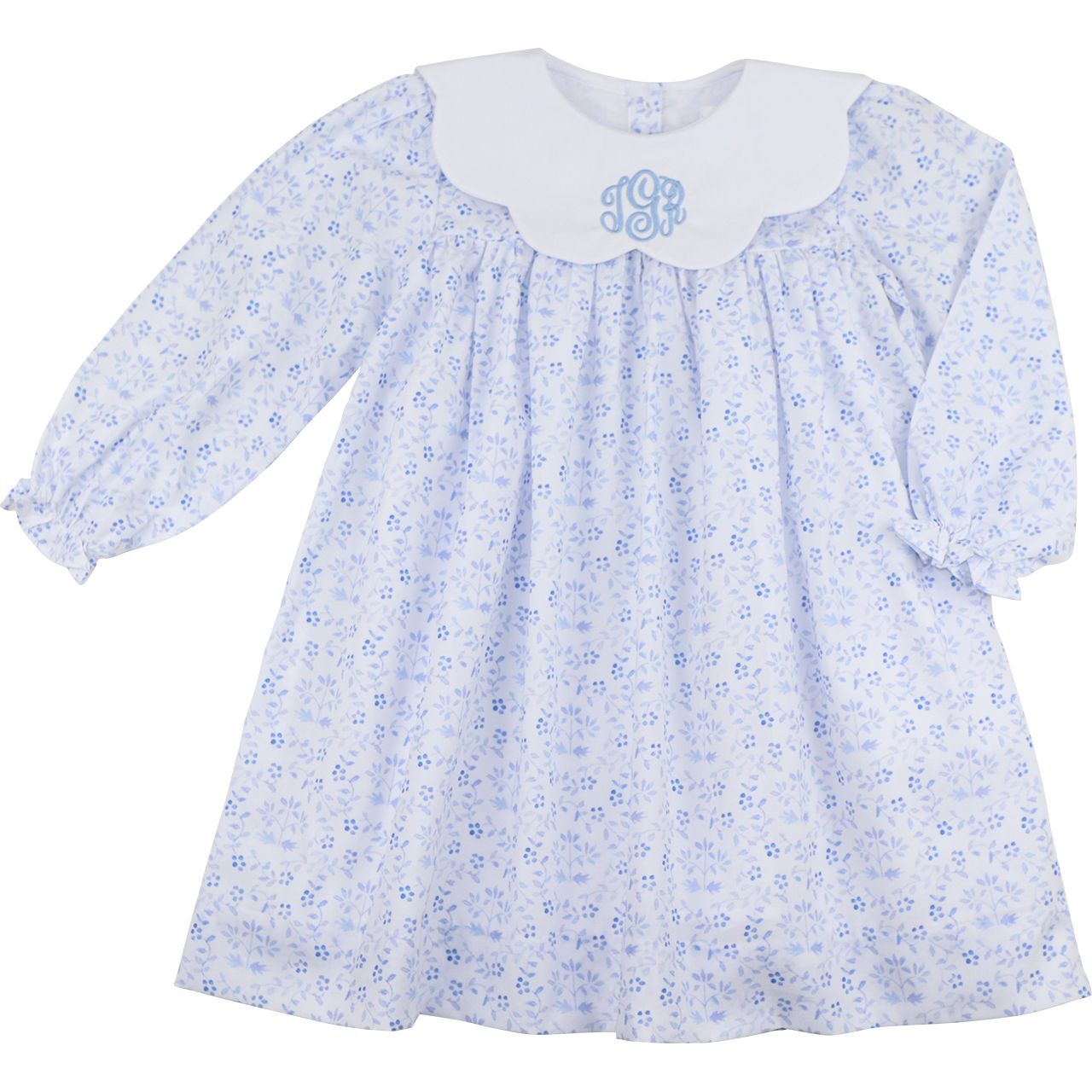 Blue Petite Floral Dress