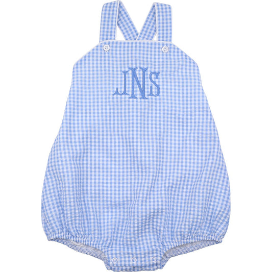 Blue Seersucker Sun Bubble