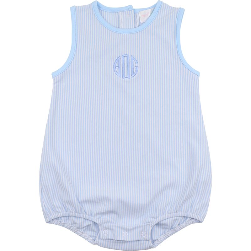 Blue Stripe Knit Bubble