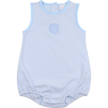 Blue Stripe Knit Bubble