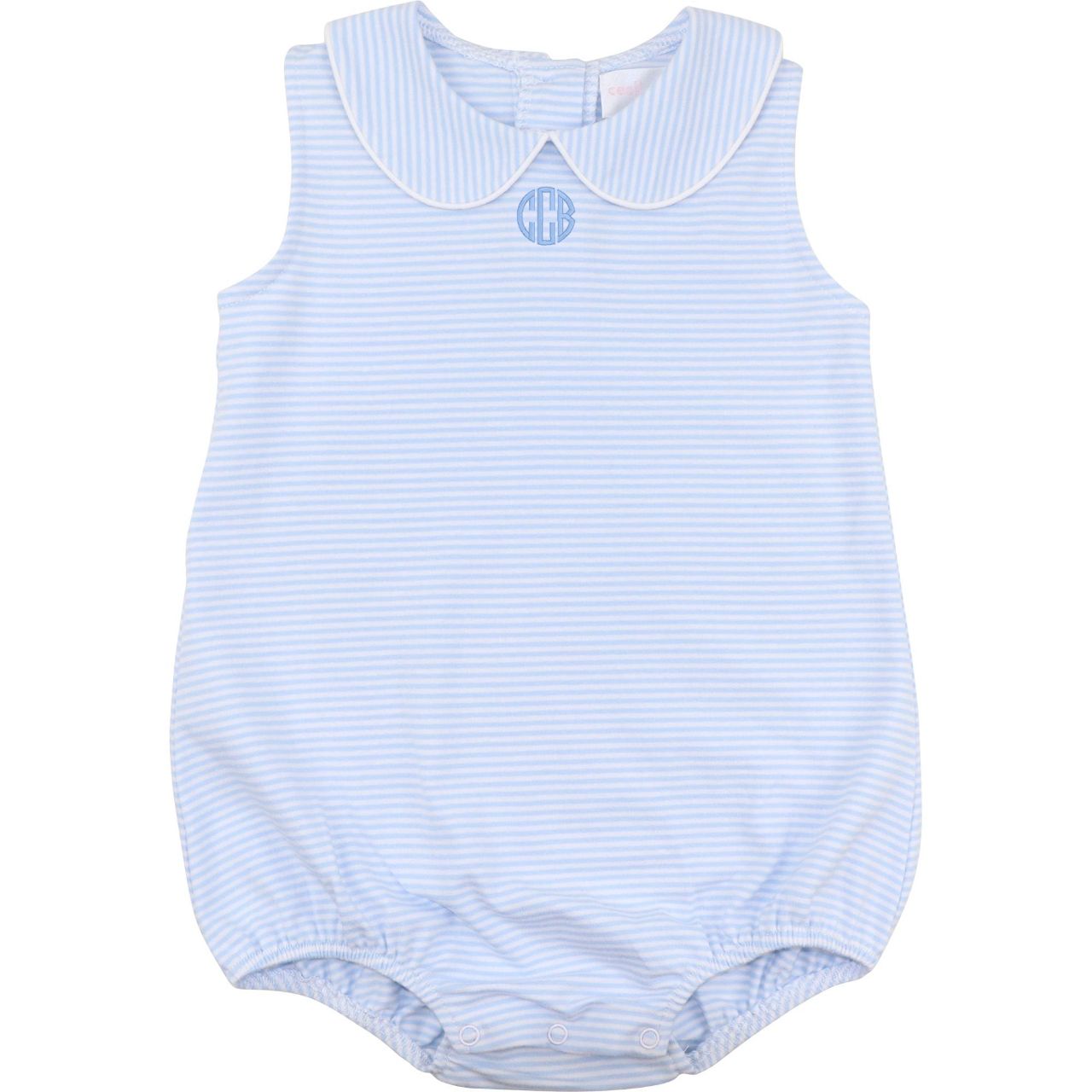 Blue Stripe Knit Bubble