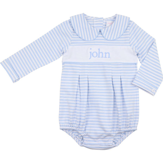 Blue Stripe Knit Insert Bubble