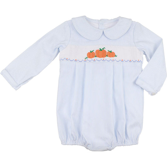 Bubble with pumpkin design on a white background